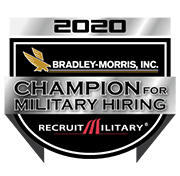  Military Hiring logo badge for 2020.