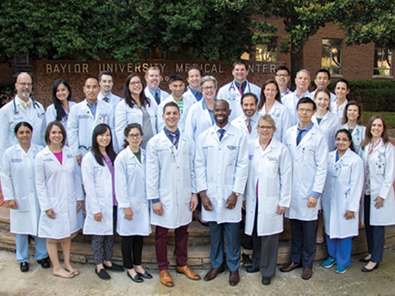 A group photo of Select Medical physician residency students.